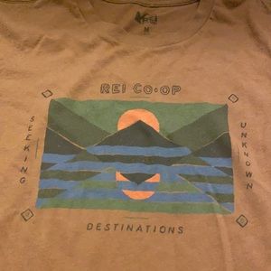 REI Burnt Orange soft Cotton Tee!